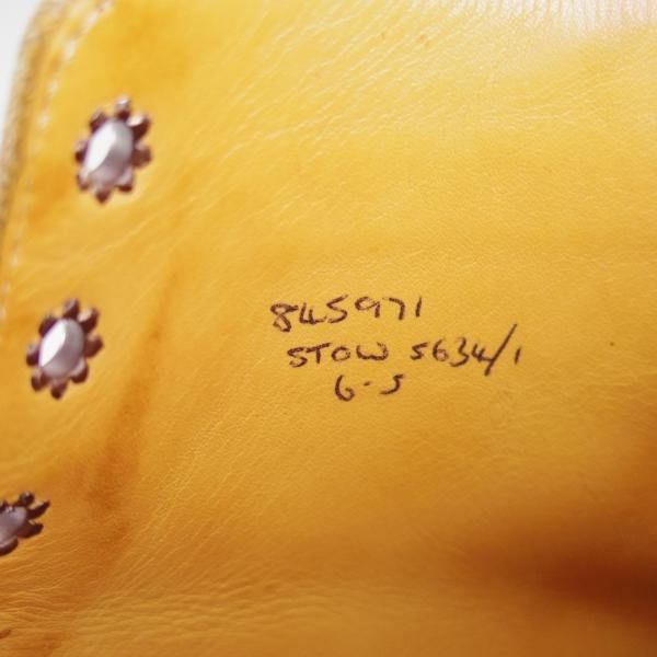 美品★トリッカーズ SIZE 6【★マロンアンティーク/STOW/5634/ストウ】カントリーブーツ/茶/カーフ/メンズ/Tricker's★d377
