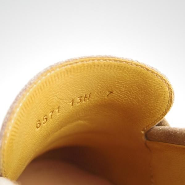 未使用★パラブーツ SIZE 7【★ダックス/DAX/ギャラクシーソール仕様】コインローファー/スエード/薄茶/メンズ/Paraboot★d381