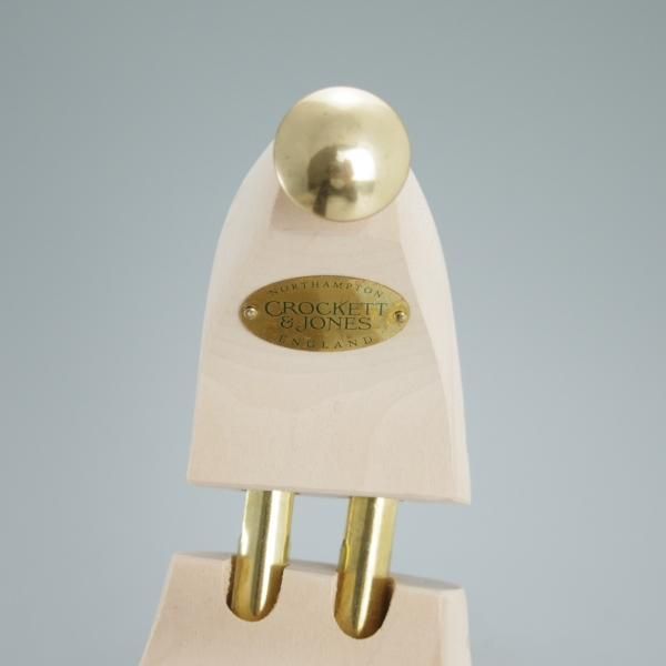 極美品★クロケット&ジョーンズ SIZE 5【定価￥15,120-★純正シューツリー】木製シューキーパー/メンズ/Crockett&Jones★d386