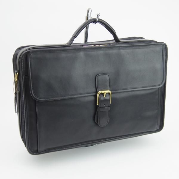 美品★コーチ/COACH【★パソコン持運び/ソフトアタッシュケース兼オーバーナイトバッグ】ショルダー/レザー/メンズ ビジネス バッグ★N5321