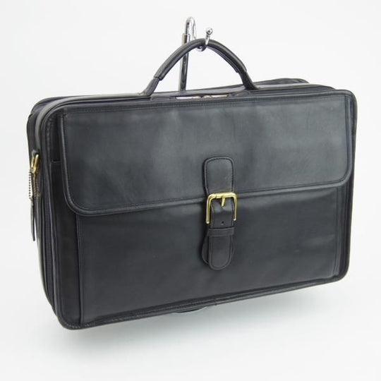美品★コーチ/COACH【★パソコン持運び/ソフトアタッシュケース兼オーバーナイトバッグ】ショルダー/レザー/メンズ ビジネス バッグ★N5321