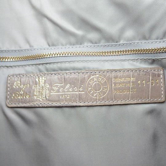 極上★フェリージ/Felisi【定価7.5万円★トートバッグ/11-91】レザー/クロコ型押し/トート バッグ/メンズ&レディース/ビジネス★N5322