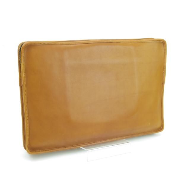 極上★コーチ/COACH【★クラッチバッグ】ユニセックス/レザー 茶/メンズ&レディース クラッチ バッグ★N5324