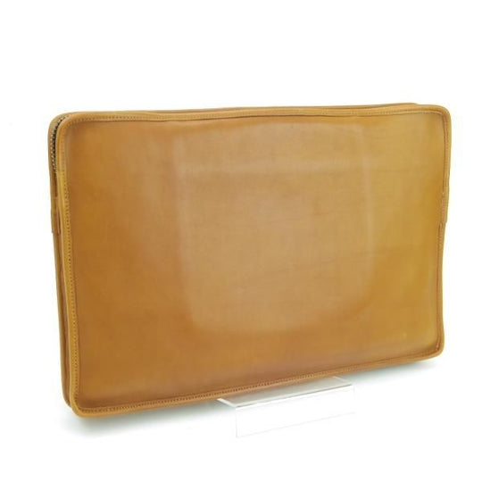 極上★コーチ/COACH【★クラッチバッグ】ユニセックス/レザー 茶/メンズ&レディース クラッチ バッグ★N5324
