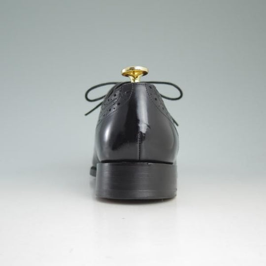 極美品★(英)バーカー 5.5E【グッドイヤーウェルテッド製法★4287EW10】セミブローグ/カーフ/黒/メンズ/BARKER★d379