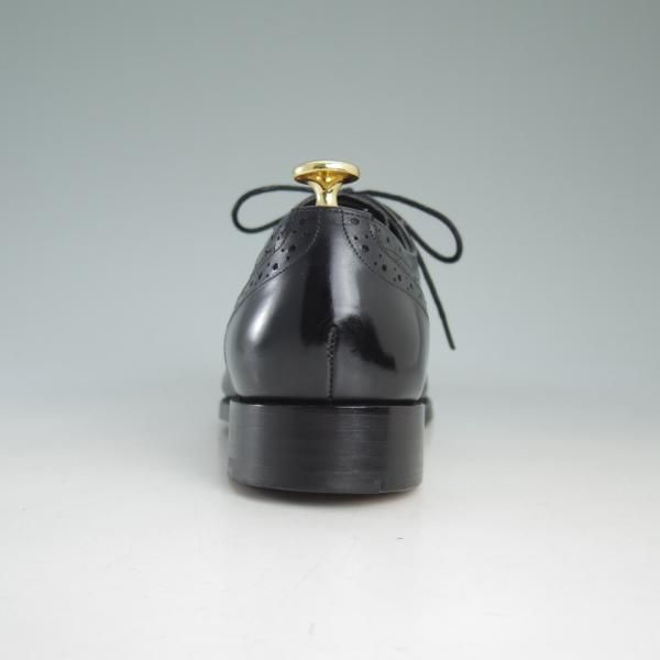 極美品★(英)バーカー 5.5E【グッドイヤーウェルテッド製法★4287EW10】セミブローグ/カーフ/黒/メンズ/BARKER★d379