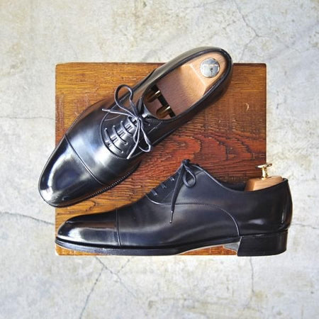 極上★(英)ガジアーノ&ガーリング 6.5E【定価￥194,400-★OXFORD/GG06】ストレートチップ/黒/カーフ/メンズ/GAZIANO&GIRLING★d389