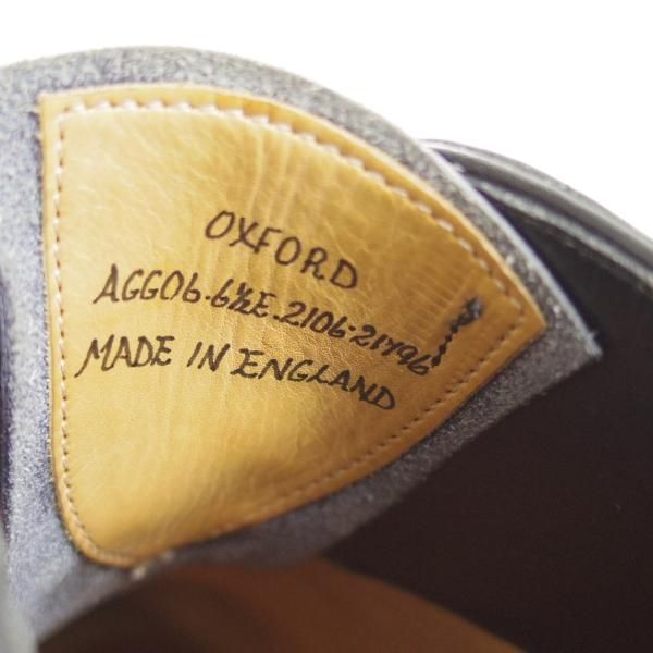 極上★(英)ガジアーノ&ガーリング 6.5E【定価￥194,400-★OXFORD/GG06】ストレートチップ/黒/カーフ/メンズ/GAZIANO&GIRLING★d389