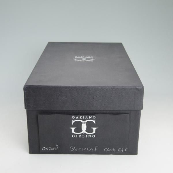 極上★(英)ガジアーノ&ガーリング 6.5E【定価￥194,400-★OXFORD/GG06】ストレートチップ/黒/カーフ/メンズ/GAZIANO&GIRLING★d389