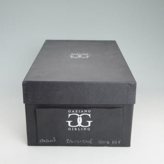 極上★(英)ガジアーノ&ガーリング 6.5E【定価￥194,400-★OXFORD/GG06】ストレートチップ/黒/カーフ/メンズ/GAZIANO&GIRLING★d389
