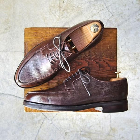 極上★(英)アルフレッドサージェント 8E【ダイナイトソール★C&Jモールトン似寄モデル】Uチップ/サージェント/濃茶/Alfred Sargent★d388