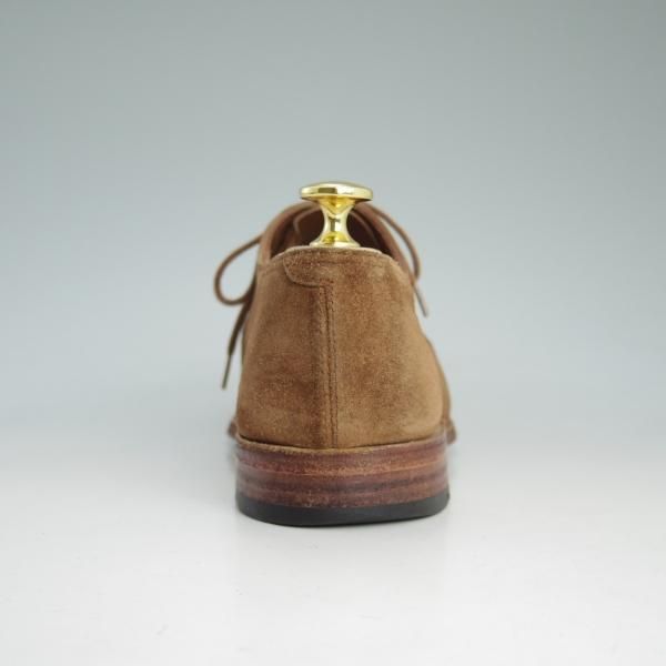 ☆ジョンロブ UK6.5程度【最新ロゴ☆プレーントゥ】スエード/ギリー