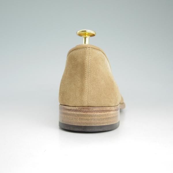 極美品★ジョンロブ 9D【★STAMFORD/スタンフォード】ローファー/スエード/スリッポン/メンズ/薄茶/JOHN LOBB★d392