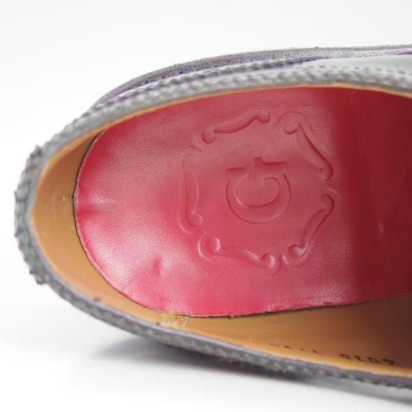 極美品★(英)グレンソン(レディース) SIZE 4.5【★フルブローグ/EMILY/4016-11VB】黒/ウイングチップ/ポリッシュレザー/GRENSON★d394