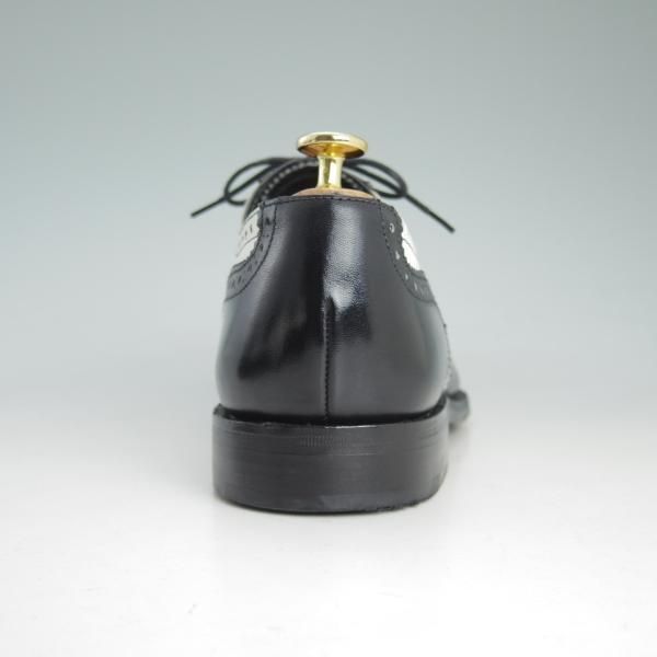 ★(英)Loake製/ローク 7.5F【英国製★BARNEYS NEWYORK別注】コンビ白×黒/バーニーズ ニューヨーク/フルブローグ/シューズ/靴/メンズ★d395