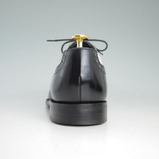 ★(英)Loake製/ローク 7.5F【英国製★BARNEYS NEWYORK別注】コンビ白×黒/バーニーズ ニューヨーク/フルブローグ/シューズ/靴/メンズ★d395