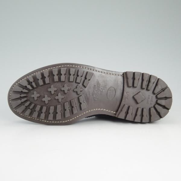 極上★トリッカーズ SIZE 9【★(代々木上原)ELNEST別注/コマンドソール】カントリー短靴/フルブローグ/紺/カーフ/メンズ/Tricker's★d397