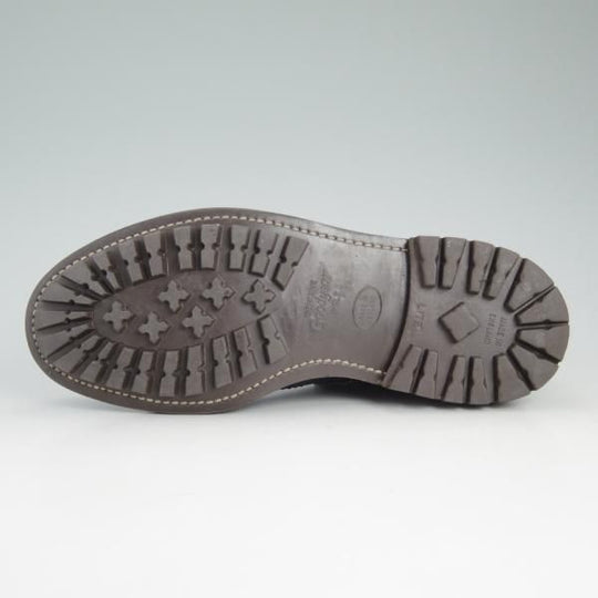 極上★トリッカーズ SIZE 9【★(代々木上原)ELNEST別注/コマンドソール】カントリー短靴/フルブローグ/紺/カーフ/メンズ/Tricker's★d397