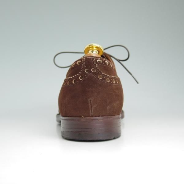 極上★チャーチ 90F/UK9【貴重★2都市ロゴ/アンテロープ革/REAL CAPE BUCK】Buck/旧チャーチ/73ラスト/濃茶/スエード/Church's★d398