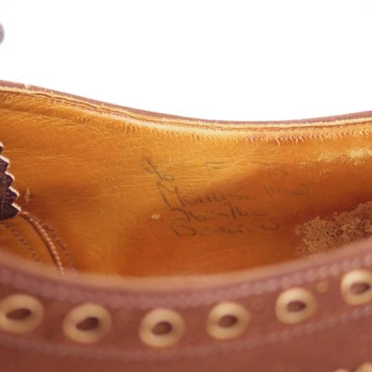 極上★チャーチ 90F/UK9【貴重★2都市ロゴ/アンテロープ革/REAL CAPE BUCK】Buck/旧チャーチ/73ラスト/濃茶/スエード/Church's★d398