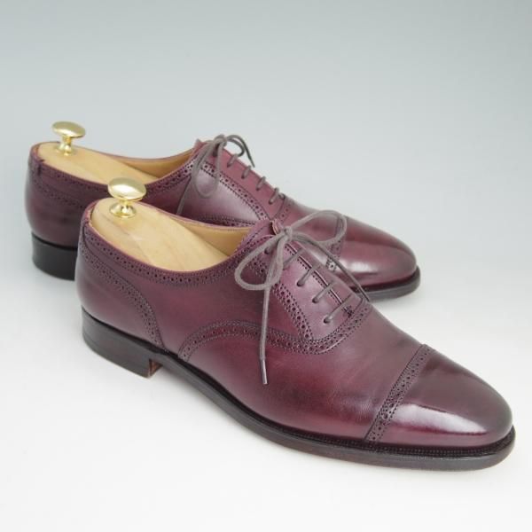 極美品★クロケット&ジョーンズ 6E【★ポールスミス別注/Paul Smith】341ラスト/クォーターブローグ/メンズ/シューズ/Crockett&Jones★d400