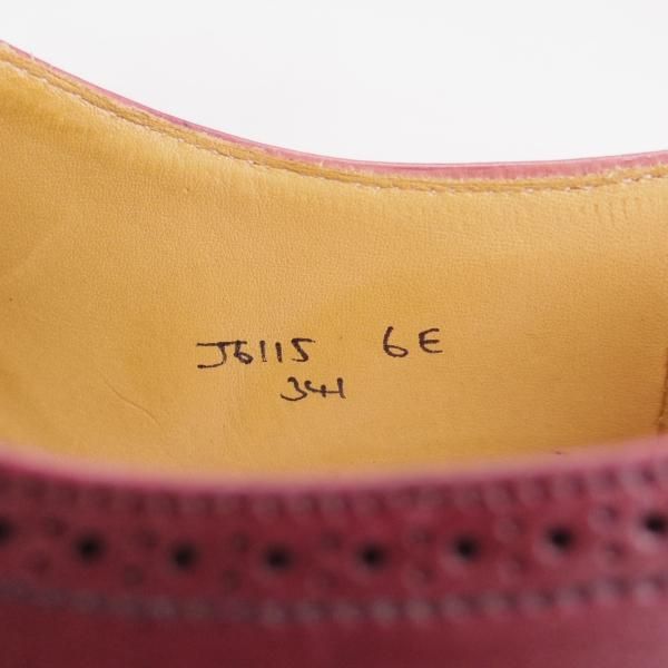 極美品★クロケット&ジョーンズ 6E【★ポールスミス別注/Paul Smith】341ラスト/クォーターブローグ/メンズ/シューズ/Crockett&Jones★d400