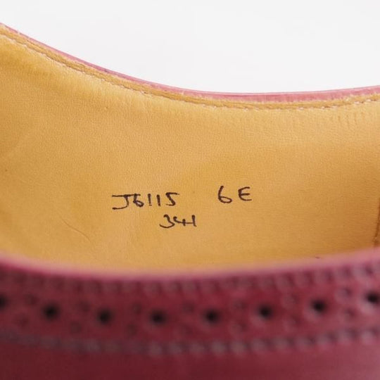 極美品★クロケット&ジョーンズ 6E【★ポールスミス別注/Paul Smith】341ラスト/クォーターブローグ/メンズ/シューズ/Crockett&Jones★d400