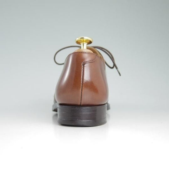 極上★クロケット&ジョーンズ 6E【★ロイドフットウェア別注/LloydFootwear】Jシリーズ/Vフロント/カーフ/メンズ/茶/Crockett&Jones★d404