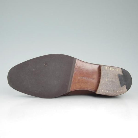 極上★クロケット&ジョーンズ 6E【★ロイドフットウェア別注/LloydFootwear】Jシリーズ/Vフロント/カーフ/メンズ/茶/Crockett&Jones★d404