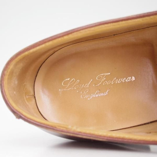 極上★クロケット&ジョーンズ 6E【★ロイドフットウェア別注/LloydFootwear】Jシリーズ/Vフロント/カーフ/メンズ/茶/Crockett&Jones★d404