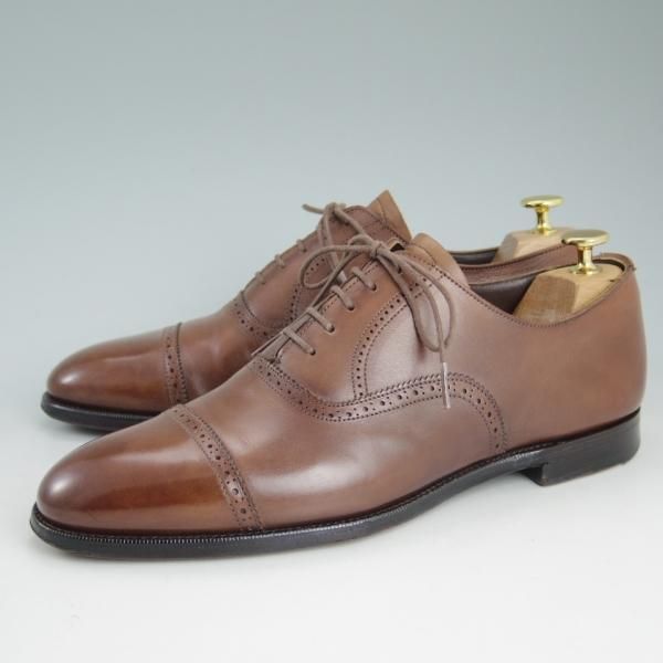 極上★(英)グレンソン 8D【最上級★マスターピース】91ラスト/33108-235/クォーターブローグ/茶/カーフ/メンズ/GRENSON★d405