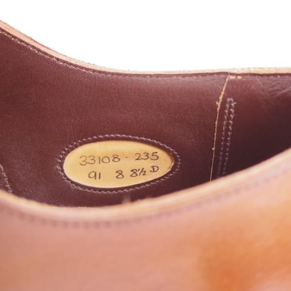 極上★(英)グレンソン 8D【最上級★マスターピース】91ラスト/33108-235/クォーターブローグ/茶/カーフ/メンズ/GRENSON★d405