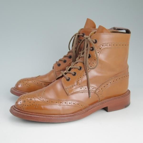 極上★トリッカーズ(レディース) SIZE 5.5【★エイコンアンティーク/L2508/カントリーブーツ】カーフ/モールトン/茶/Tricker's★d407