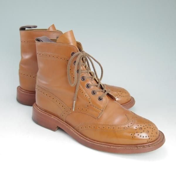 極上★トリッカーズ(レディース) SIZE 5.5【★エイコンアンティーク/L2508/カントリーブーツ】カーフ/モールトン/茶/Tricker's★d407