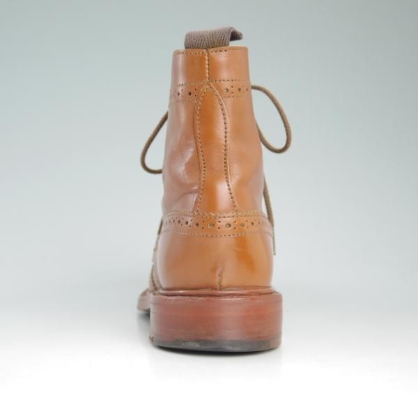 極上★トリッカーズ(レディース) SIZE 5.5【★エイコンアンティーク/L2508/カントリーブーツ】カーフ/モールトン/茶/Tricker's★d407