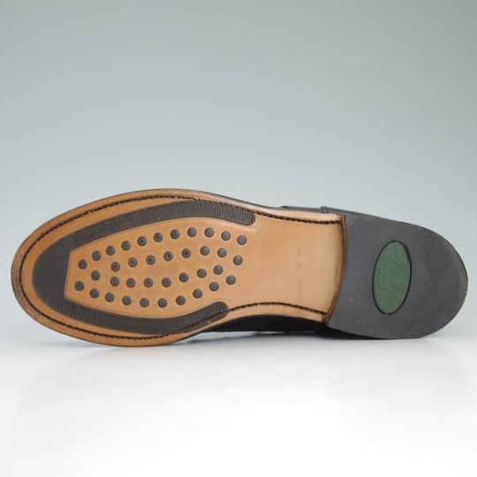 ほぼ未使用★(英)アルフレッドサージェント UK6.5【★C&Jモールトン似寄モデル】Uチップ/黒/グレインレザー/メンズ/Alfred Sargent★d410