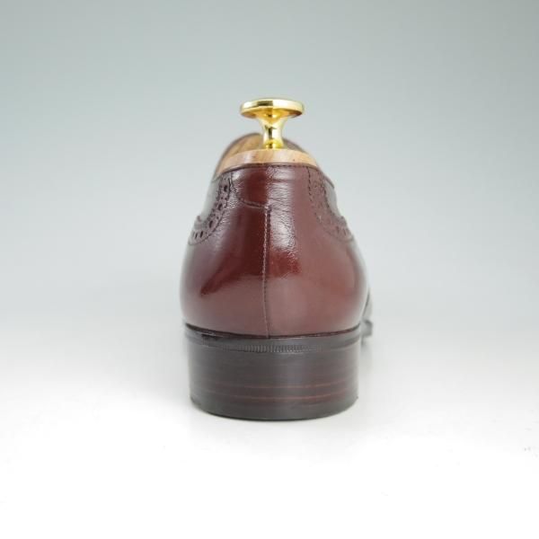 ★(伊)アルティオリ SIZE 6.5【定価15万円以上★フルブローグ】ウイングチップ/赤茶/カーフ/スターアルティオリ/Star ARTIOLI★d419