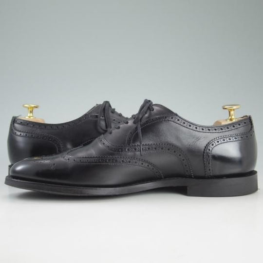 極上★チャーチ 70F/UK7【★フルブローグ/EASTCOTE】138ラスト/4都市ロゴ/黒/カーフ/メンズ/Church's★d423