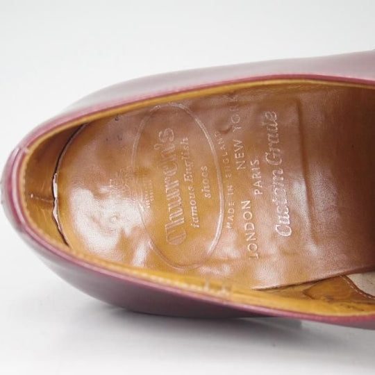 極上★チャーチ 80D/UK8【★旧チャーチ/73ラスト/コンサル同仕様】3都市ロゴ/CONSUL/ストレートチップ/カーフ/赤茶/メンズ/Church's★d424