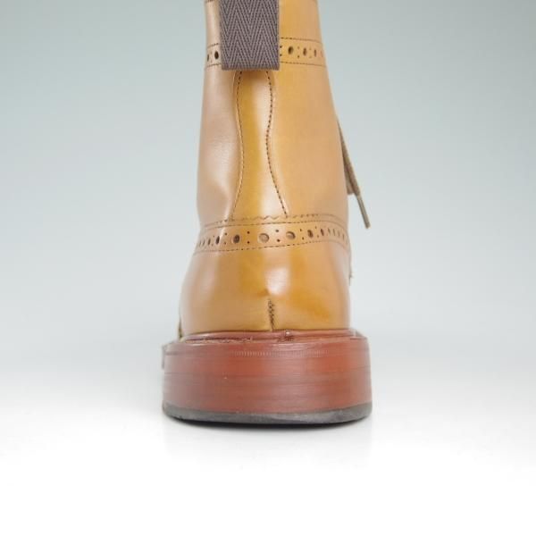 美品★トリッカーズ SIZE 8【★エイコンアンティーク/MALTON/モールトン/2508】カントリーブーツ/カーフ/メンズ/茶/Tricker's★d428
