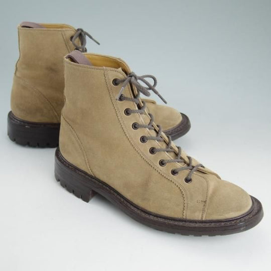 極上★トリッカーズ(レディース) SIZE 6【貴重★モンキーブーツ/6087】スエード/コマンドソール/薄茶/Tricker's★d429