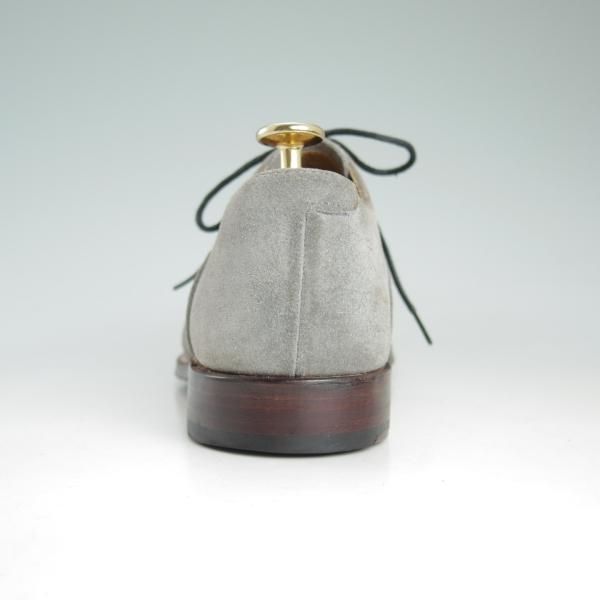 極美品★(英)グレンソン UK6【★コンビ仕様/スエード×カーフ】4003-25/ストレートチップ/灰×黒/メンズ/GRENSON★d430