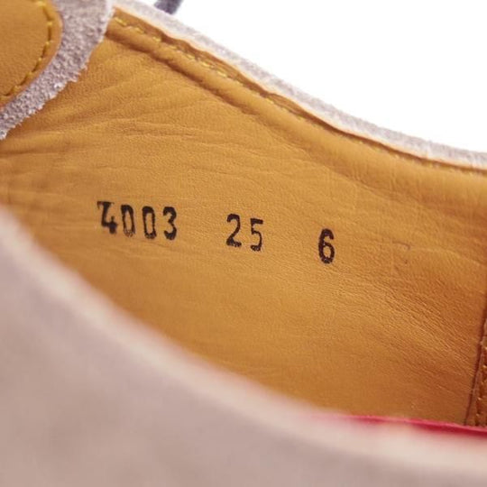 極美品★(英)グレンソン UK6【★コンビ仕様/スエード×カーフ】4003-25/ストレートチップ/灰×黒/メンズ/GRENSON★d430