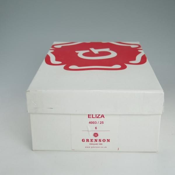 極美品★(英)グレンソン UK6【★コンビ仕様/スエード×カーフ】4003-25/ストレートチップ/灰×黒/メンズ/GRENSON★d430