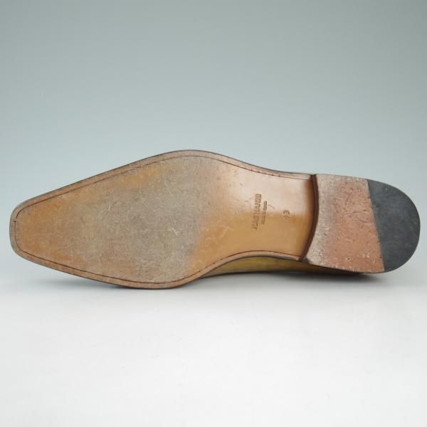 ★(スペイン製)マグナーニ SIZE 43【★ボロネーゼ製法/パンチドキャップトゥ】薄茶/カーフ/メンズ/MAGNANNI★d436