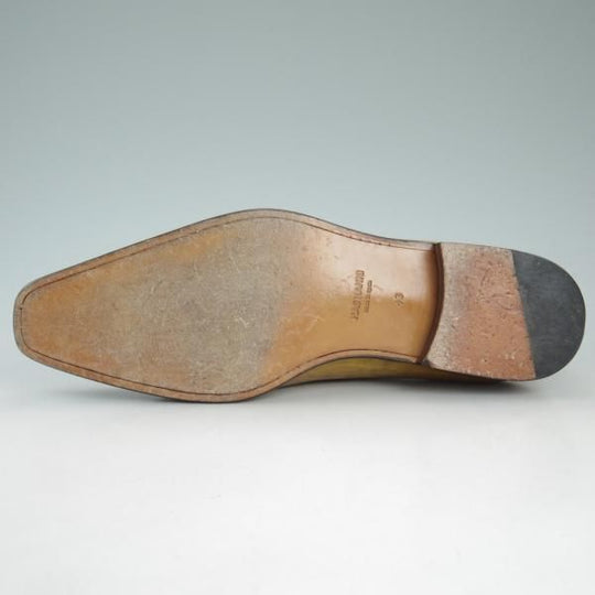 ★(スペイン製)マグナーニ SIZE 43【★ボロネーゼ製法/パンチドキャップトゥ】薄茶/カーフ/メンズ/MAGNANNI★d436