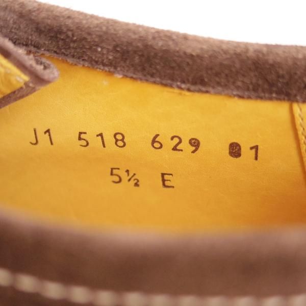 ほぼ未使用★J.M.ウェストン 5.5E【★チャッカブーツ】スエード/ダークブラウン/濃茶/メンズ/Weston/ウエストン★d438