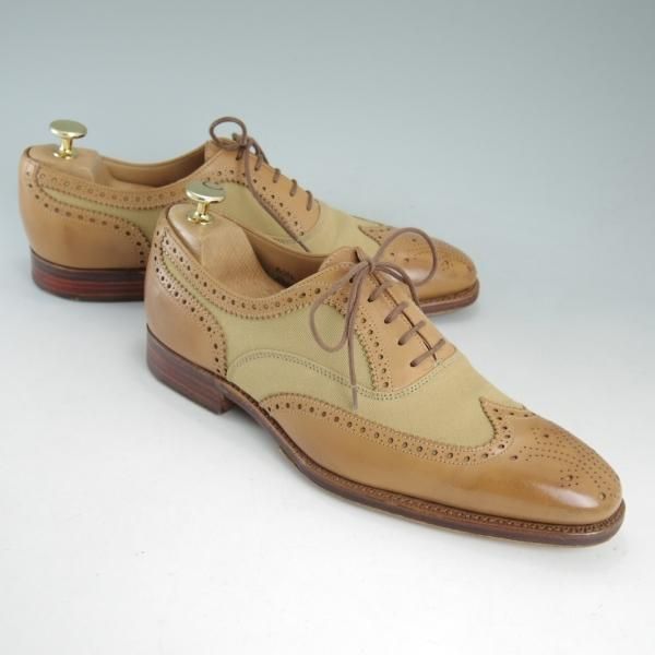 美品★(英)アルフレッドサージェント 6.5EX【貴重★REGAL TOKYO別注】コンビ色/フルブローグ/サージェント/メンズ/Alfred Sargent★d442