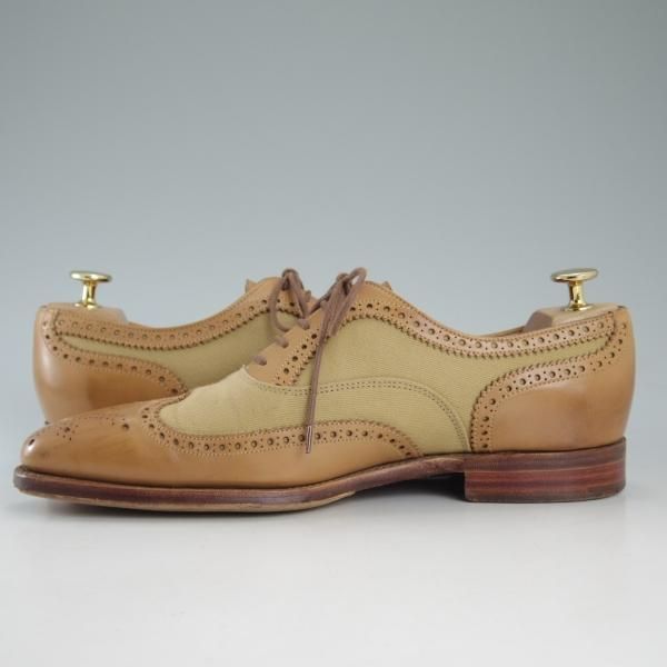 美品★(英)アルフレッドサージェント 6.5EX【貴重★REGAL TOKYO別注】コンビ色/フルブローグ/サージェント/メンズ/Alfred Sargent★d442