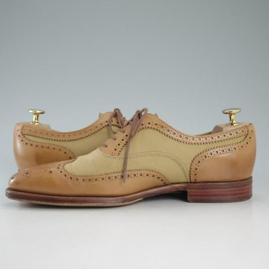 美品★(英)アルフレッドサージェント 6.5EX【貴重★REGAL TOKYO別注】コンビ色/フルブローグ/サージェント/メンズ/Alfred Sargent★d442